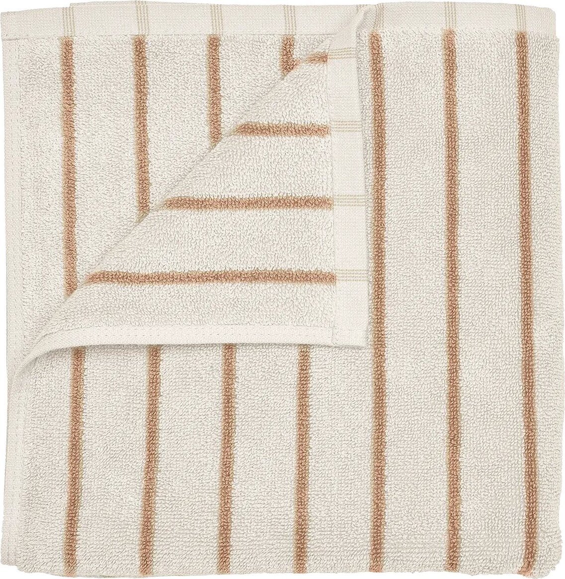 Ręcznik Arto w cienkie paski 50 x 100 cm amber brown