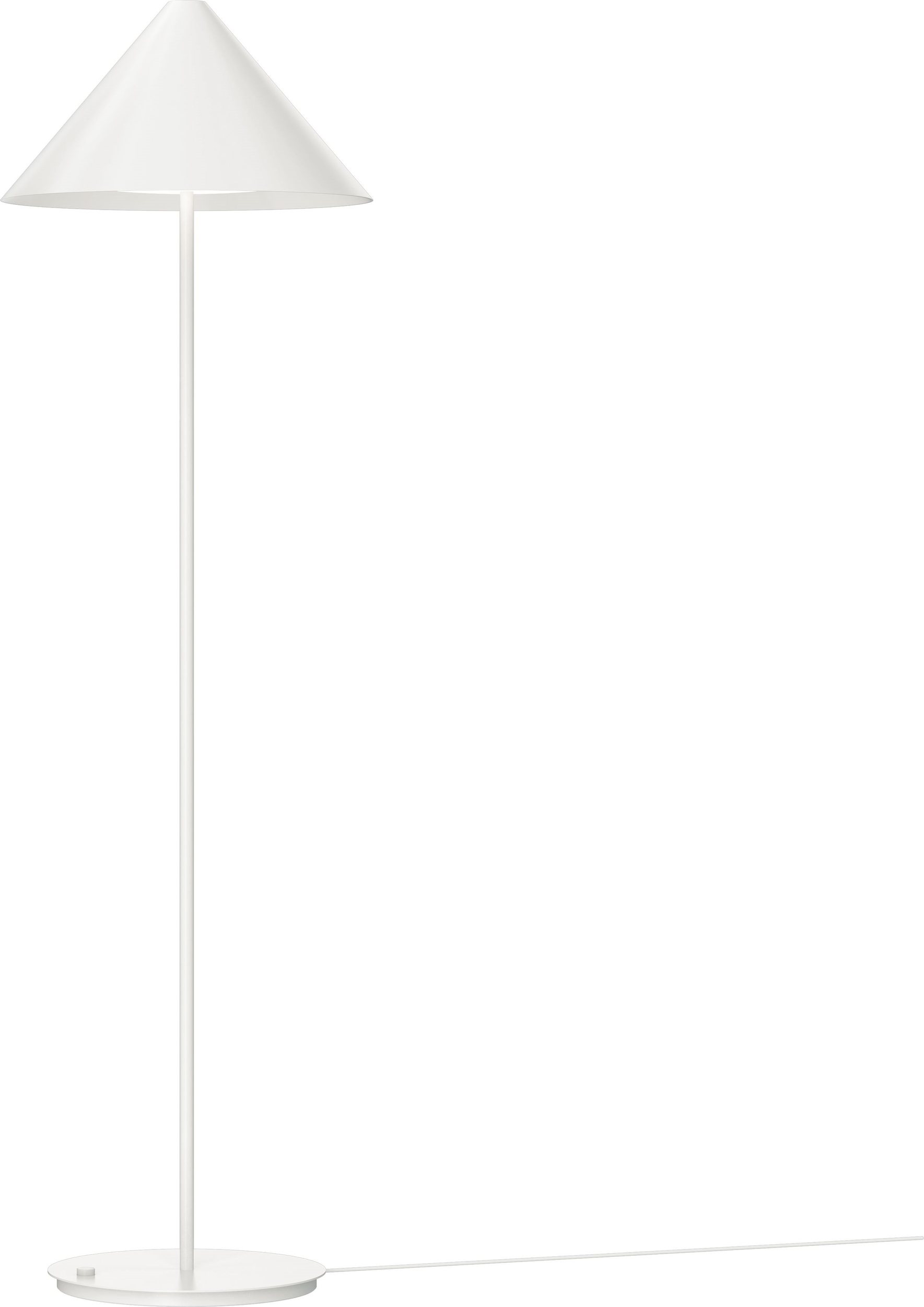 Lampa stojąca Keglen LED 2700-2000K D2W biała