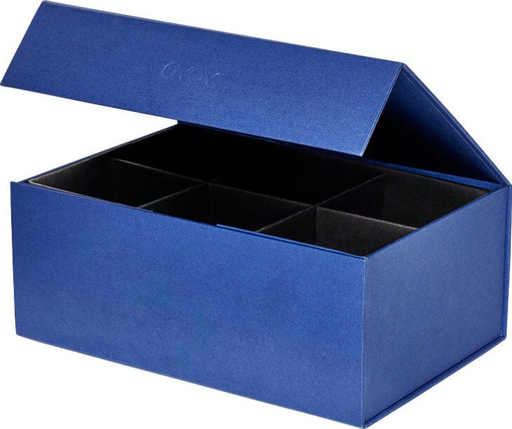 Pudełko na biżuterię Hako niebieskie