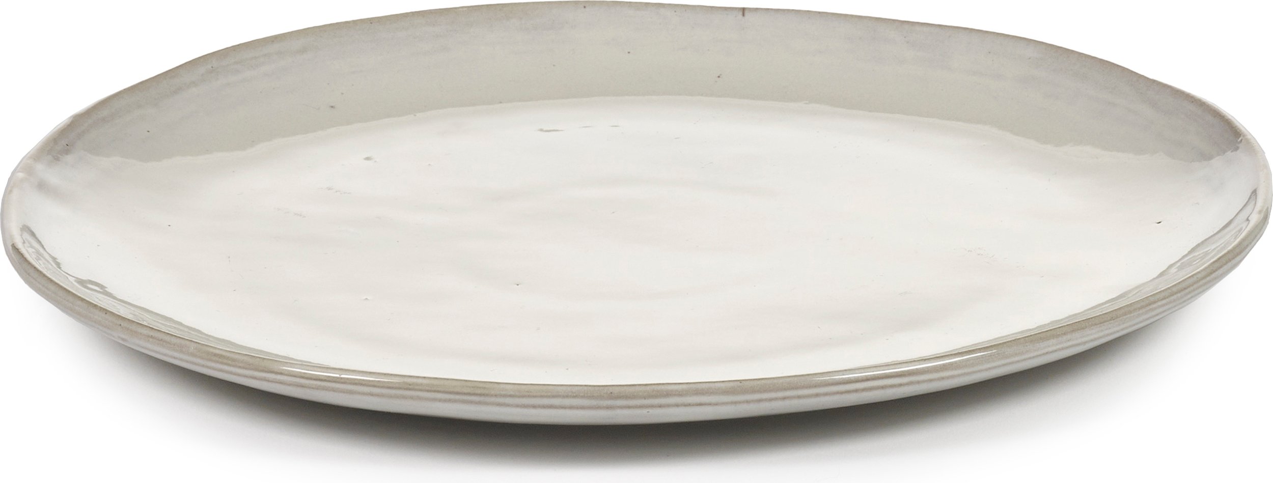 Talerz obiadowy La Mère 25 cm złamana biel