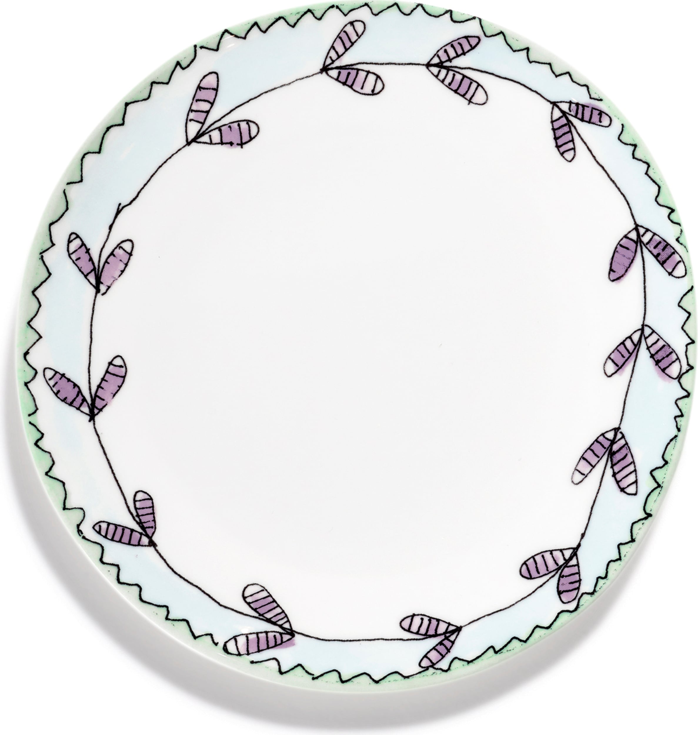 Talerz deserowy Midnight Flowers Blossom Milk 16 cm