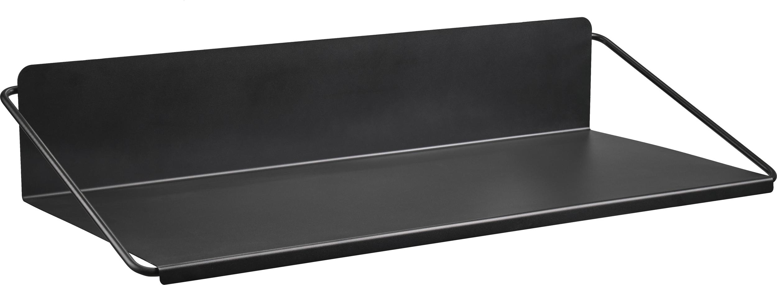 Biurko A-Wall czarne montowane na ścianie