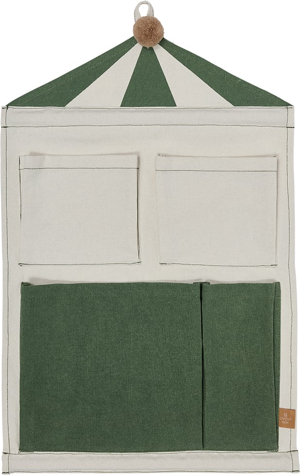 Organizer ścienny Circus beżowo-zielony