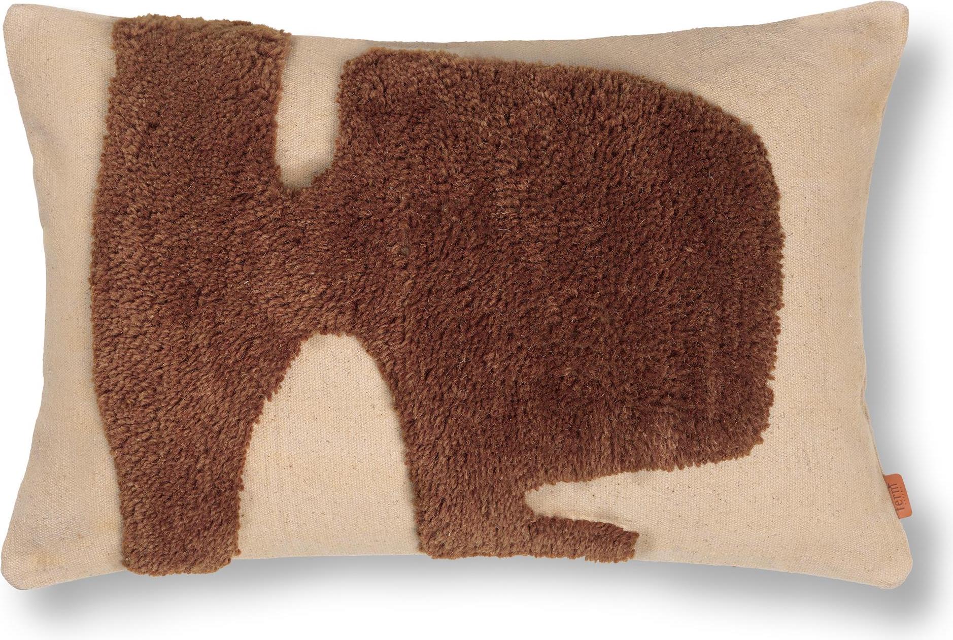 Poduszka dekoracyjna Lay 40 x 60 cm brązowa