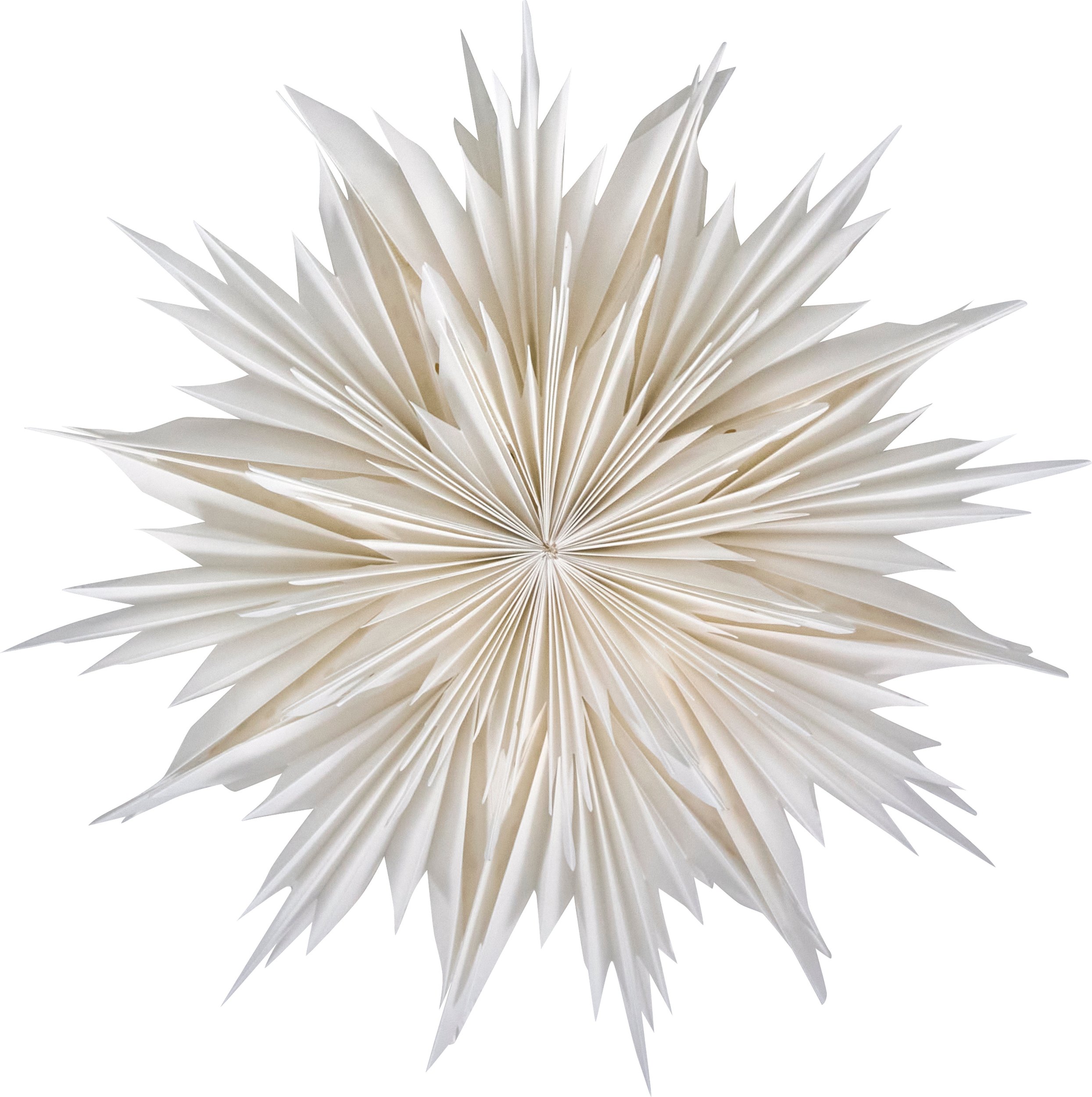 Dekoracja świąteczna HDDust gwiazda 22 cm złamana biel