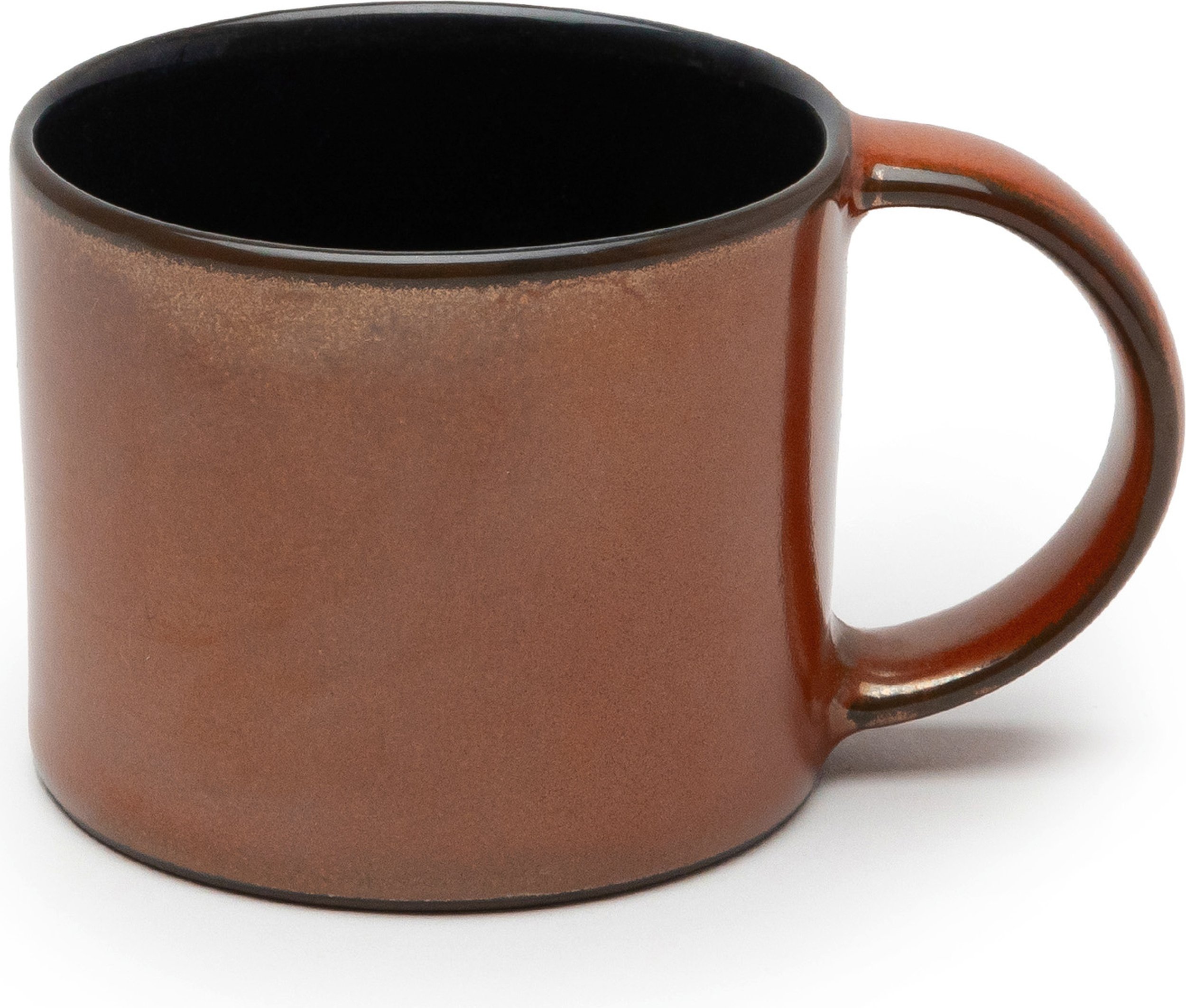 Kubek do espresso Terres de Rêves 85 ml brązowo-czarny