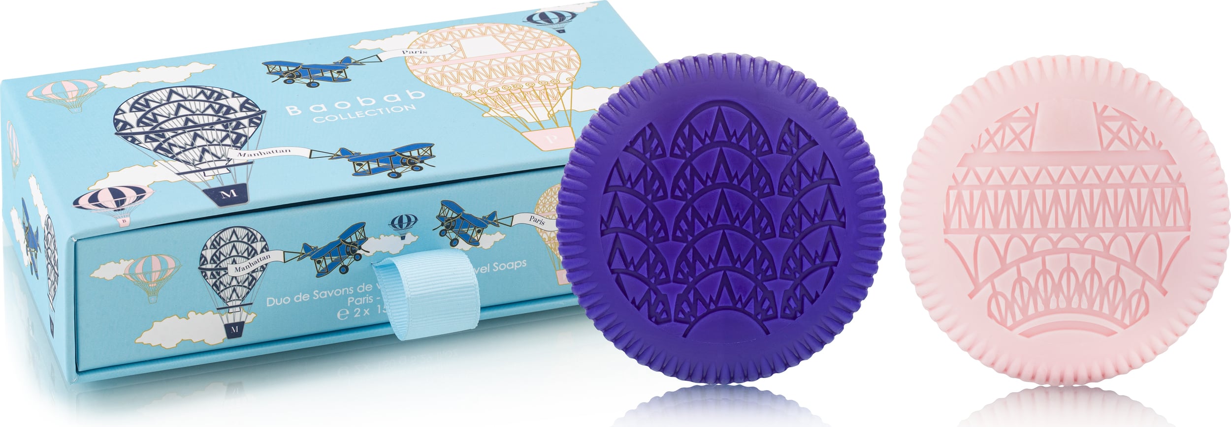 Mydła Baobab Gift Box Paris & Manhattan 2 szt.