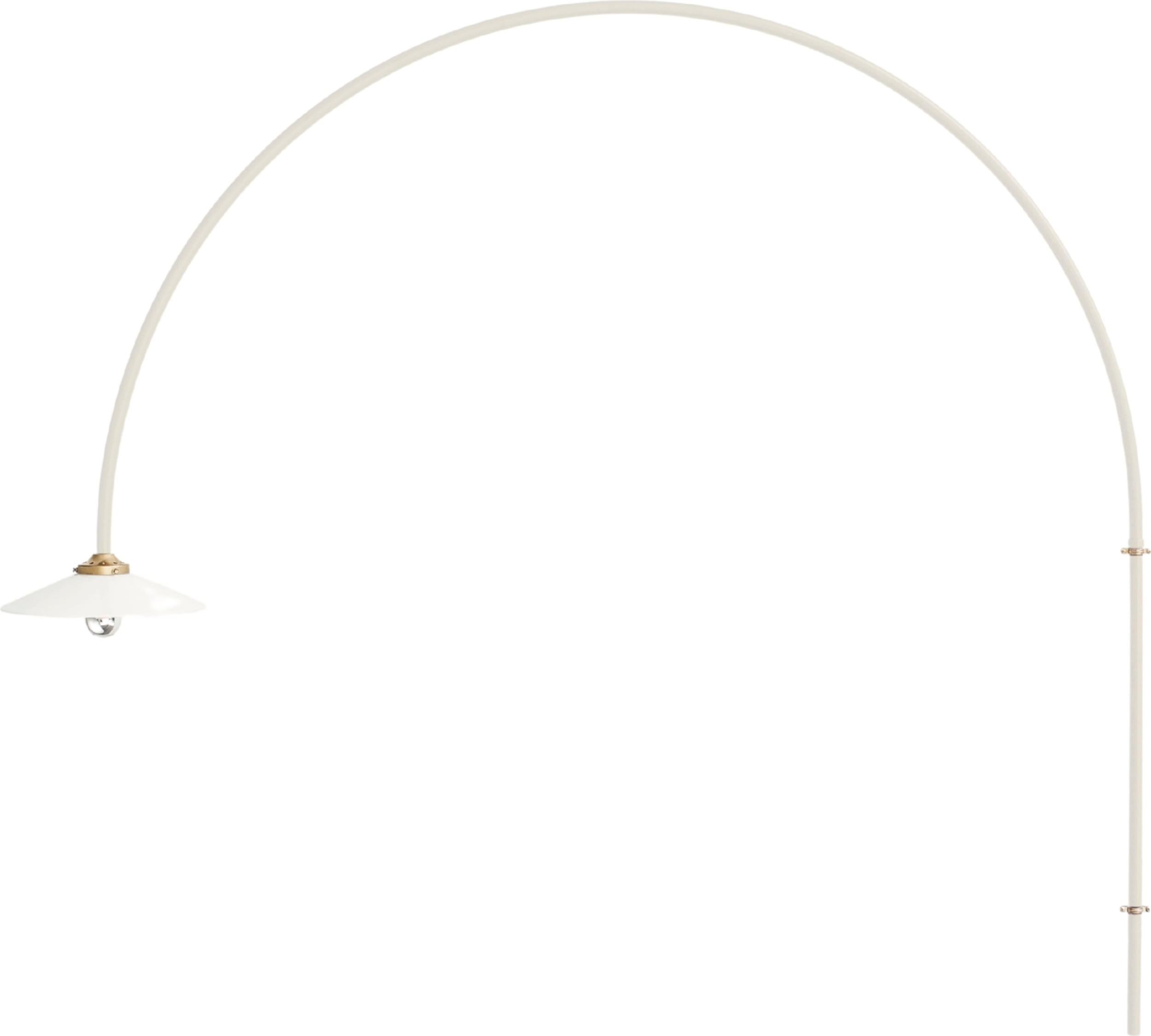 Lampa ścienna N°3 135 cm kość słoniowa