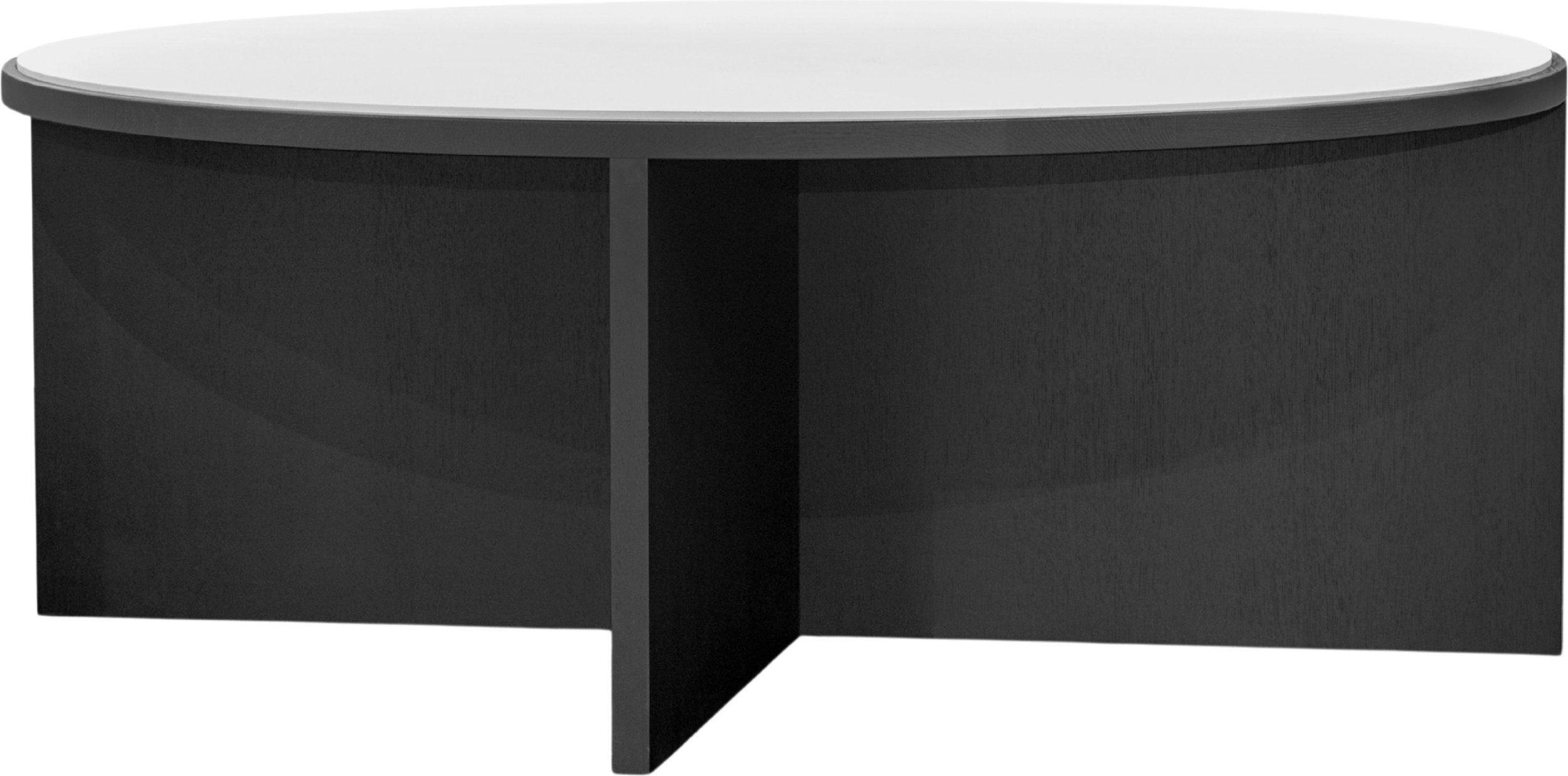 Stół z płóciennym blatem Cici 180 cm biało-czarny czarny dąb