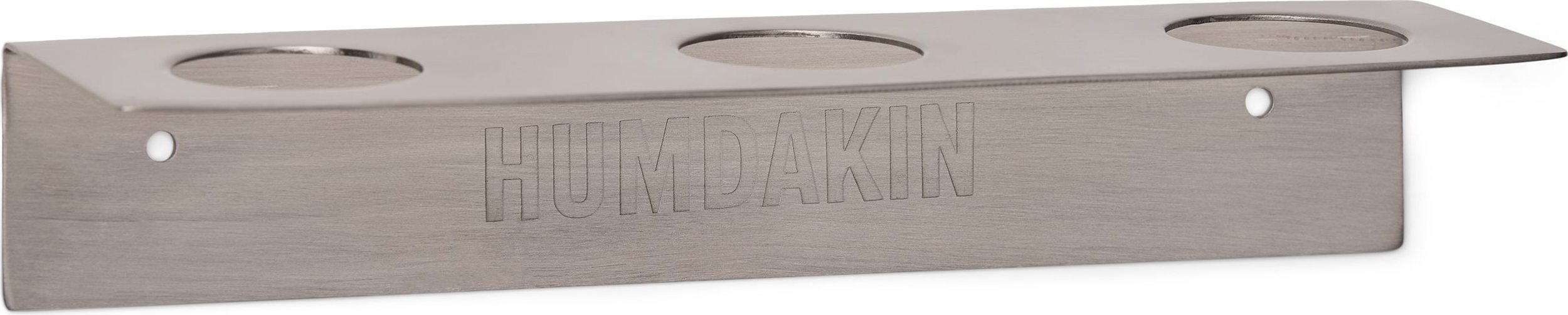 Wieszak łazienkowy na butelki z płynem Humdakin stalowy potrójny