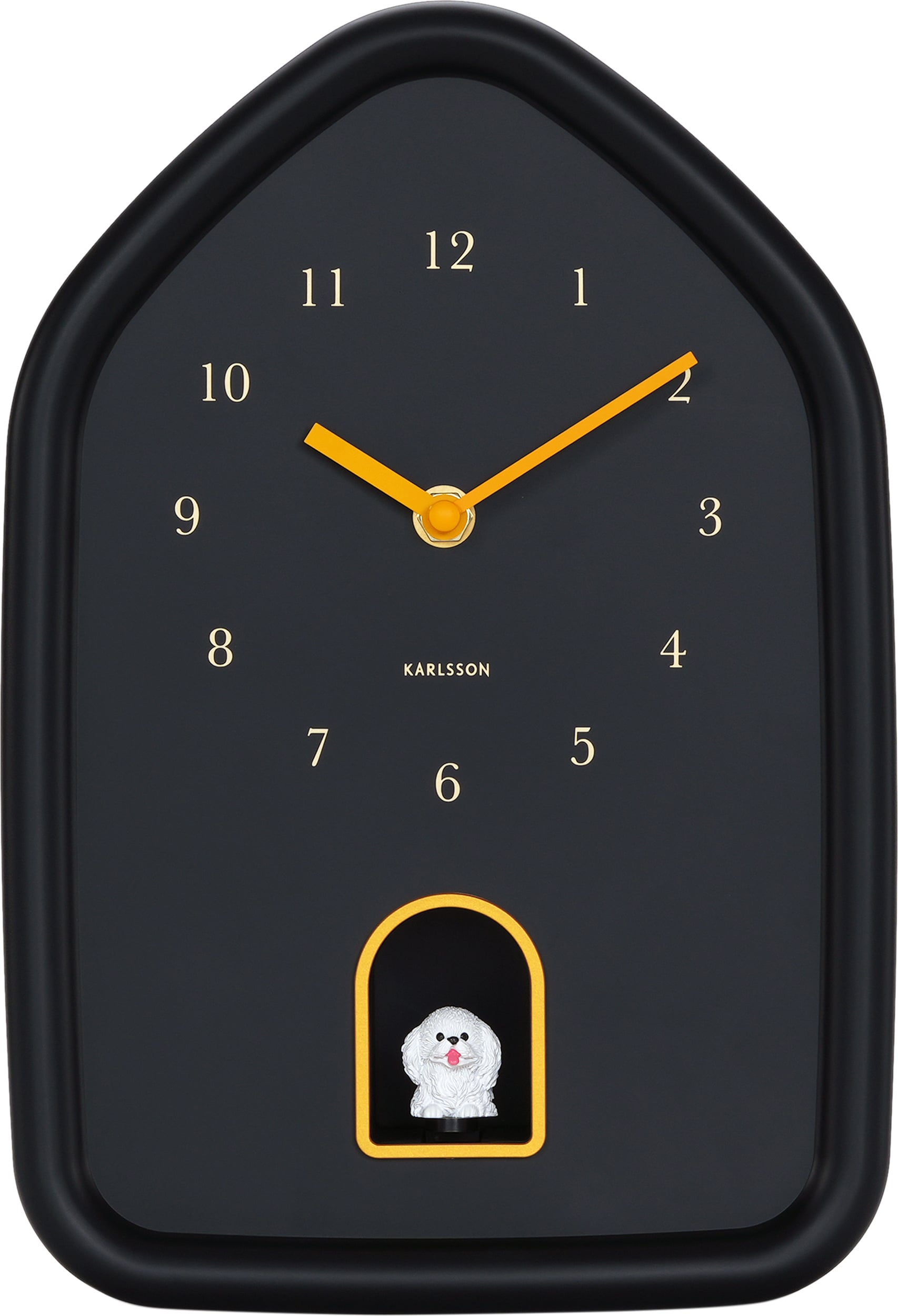 Zegar ścienny Modern Doggy czarny