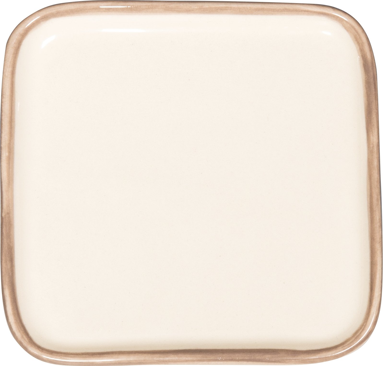 Talerz na przekąski Lido Rim 11 x 11 cm beżowy