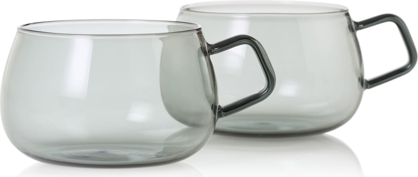 Filiżanki do kawy lub herbaty Yuna 400 ml przydymione 2 szt.