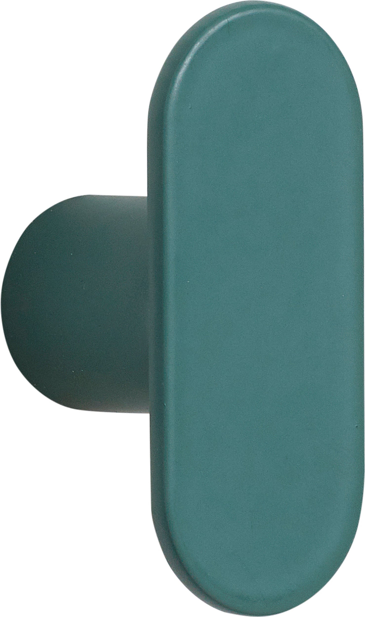 Wieszak Hübsch zielony metalowy pojedynczy