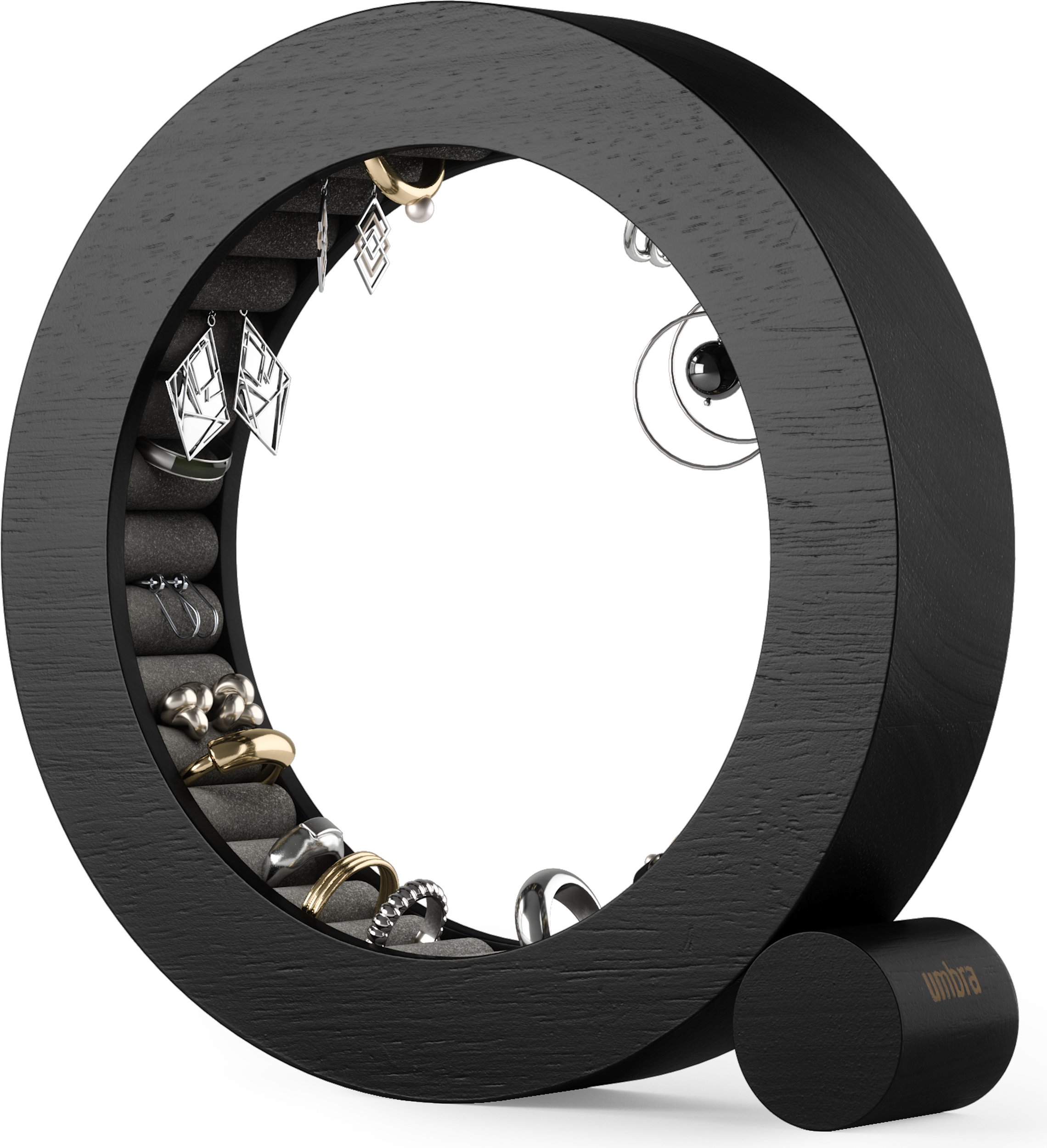 Stojak na pierścionki Ferris czarny