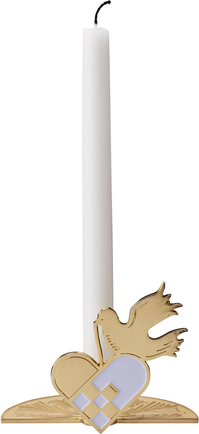 Świecznik na klasyczną świecę While Waiting gołąb