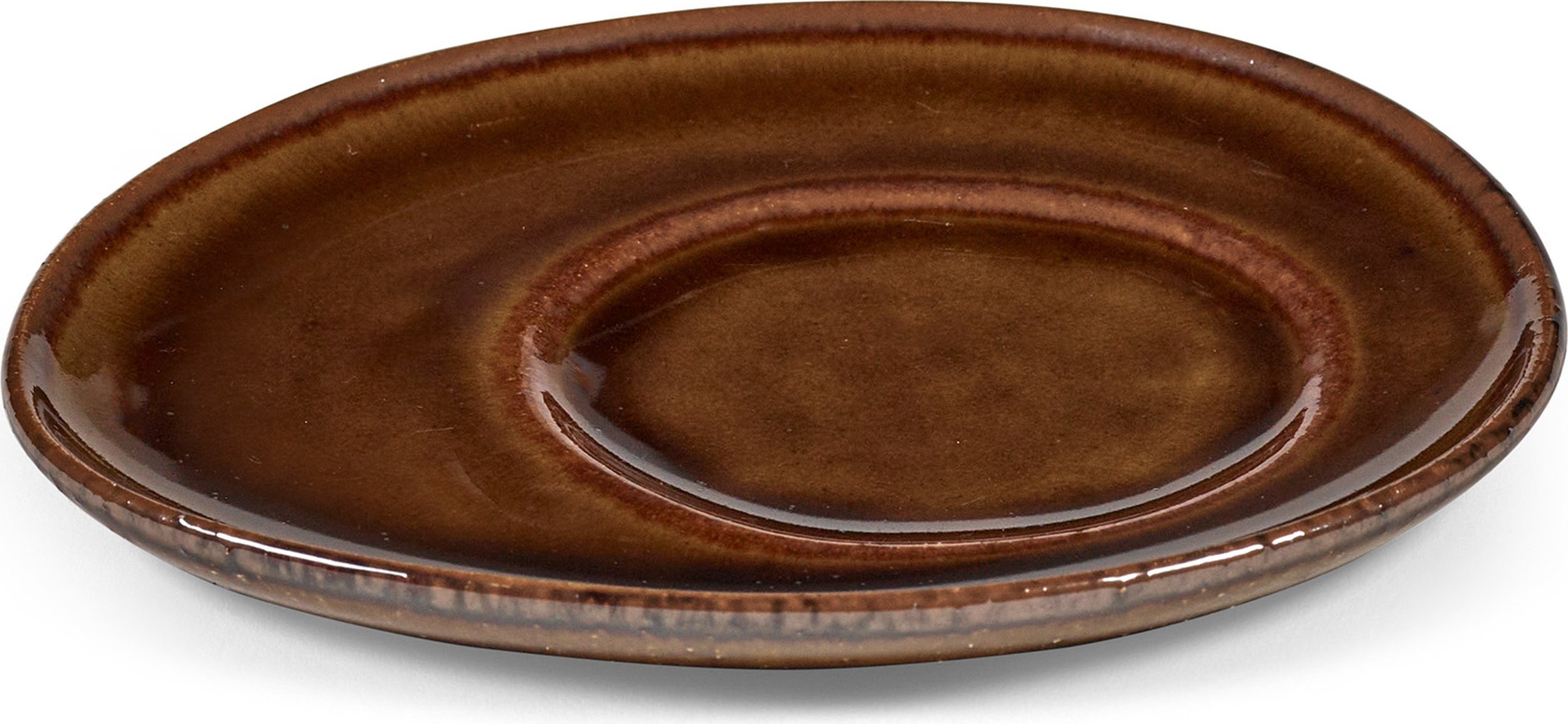 Spodek do kubka do espresso Out of Lines 12 cm brązowy