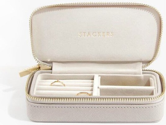 Pudełko podróżne na biżuterię Travel Medium Stackers taupe