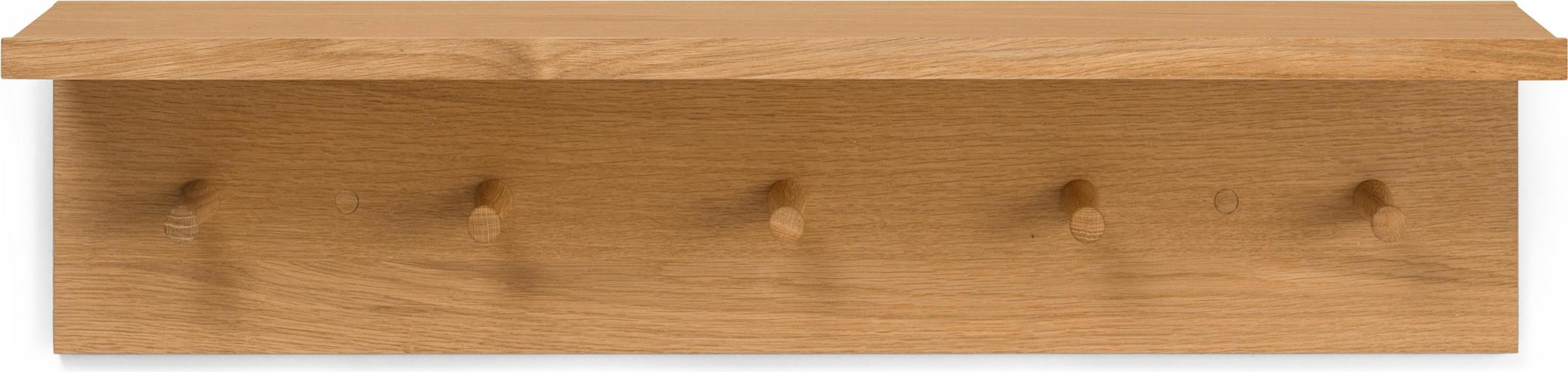 Wieszak listwa z półką Place M naturalny dąb
