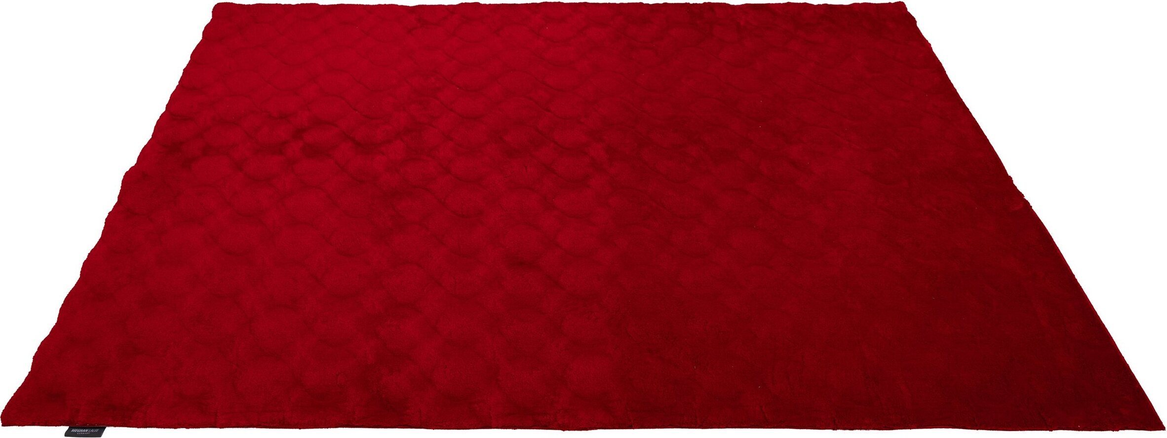 Dywan Diamond Cut 200 x 200 cm czerwony