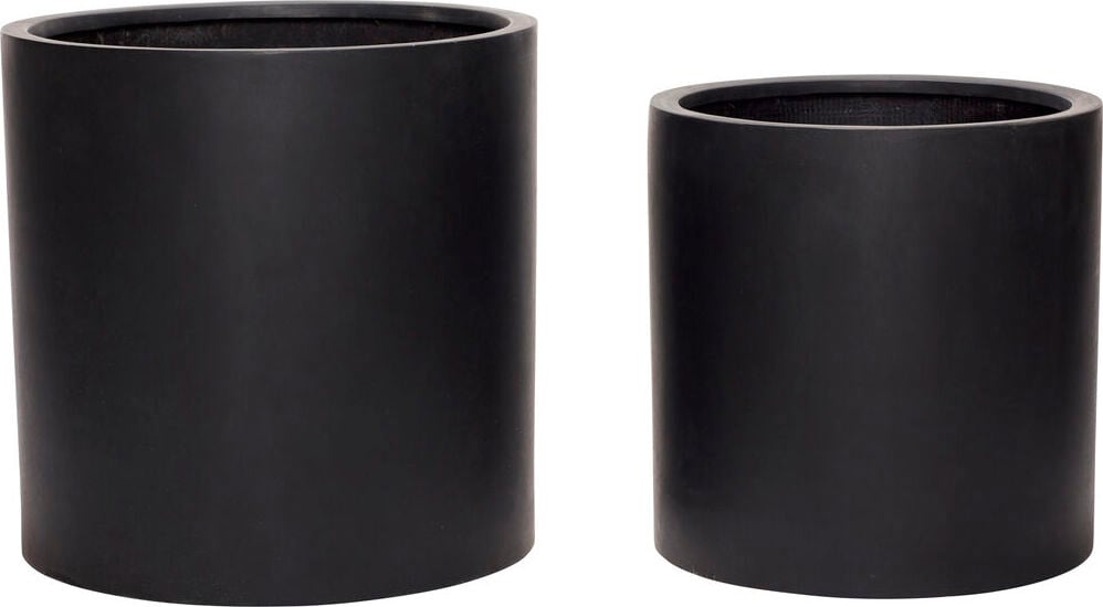 Osłonki na doniczki Desert czarne 2 szt.