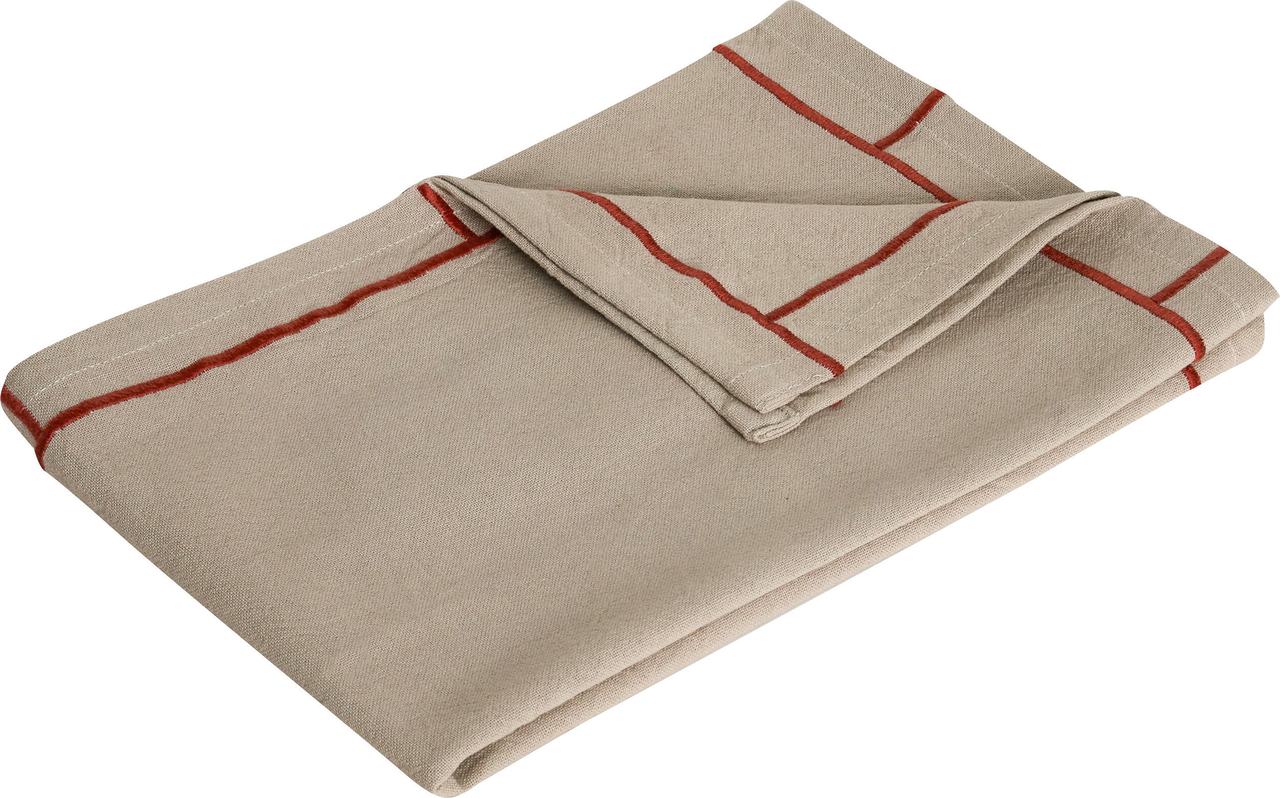 Ścierka kuchenna Easypeasy 60 x 80 cm beżowo-czerwona