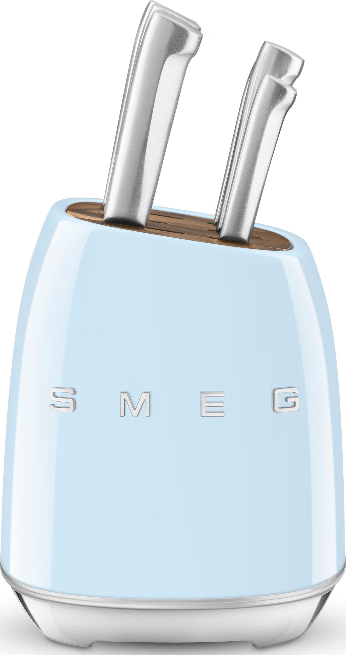 Blok z 6 nożami 50's Style pastelowy błękit