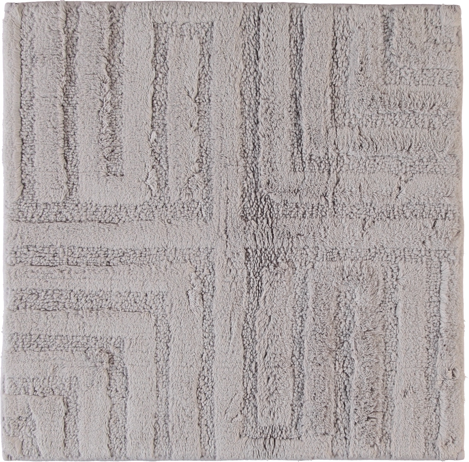 Dywanik łazienkowy Cawo 60 x 60 cm srebrny wytłaczany