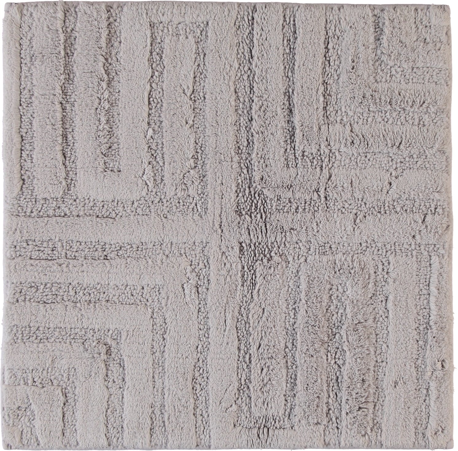 Dywanik łazienkowy Cawo 60 x 60 cm srebrny wytłaczany