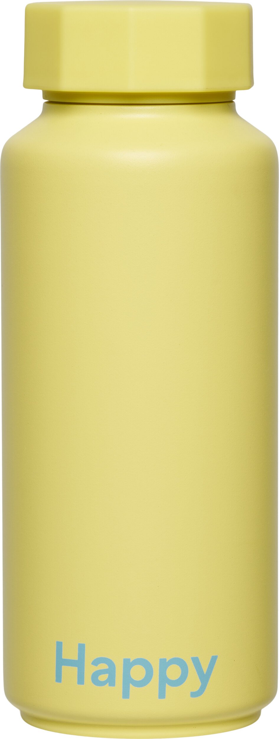 Butelka termiczna To Go Happy żółta