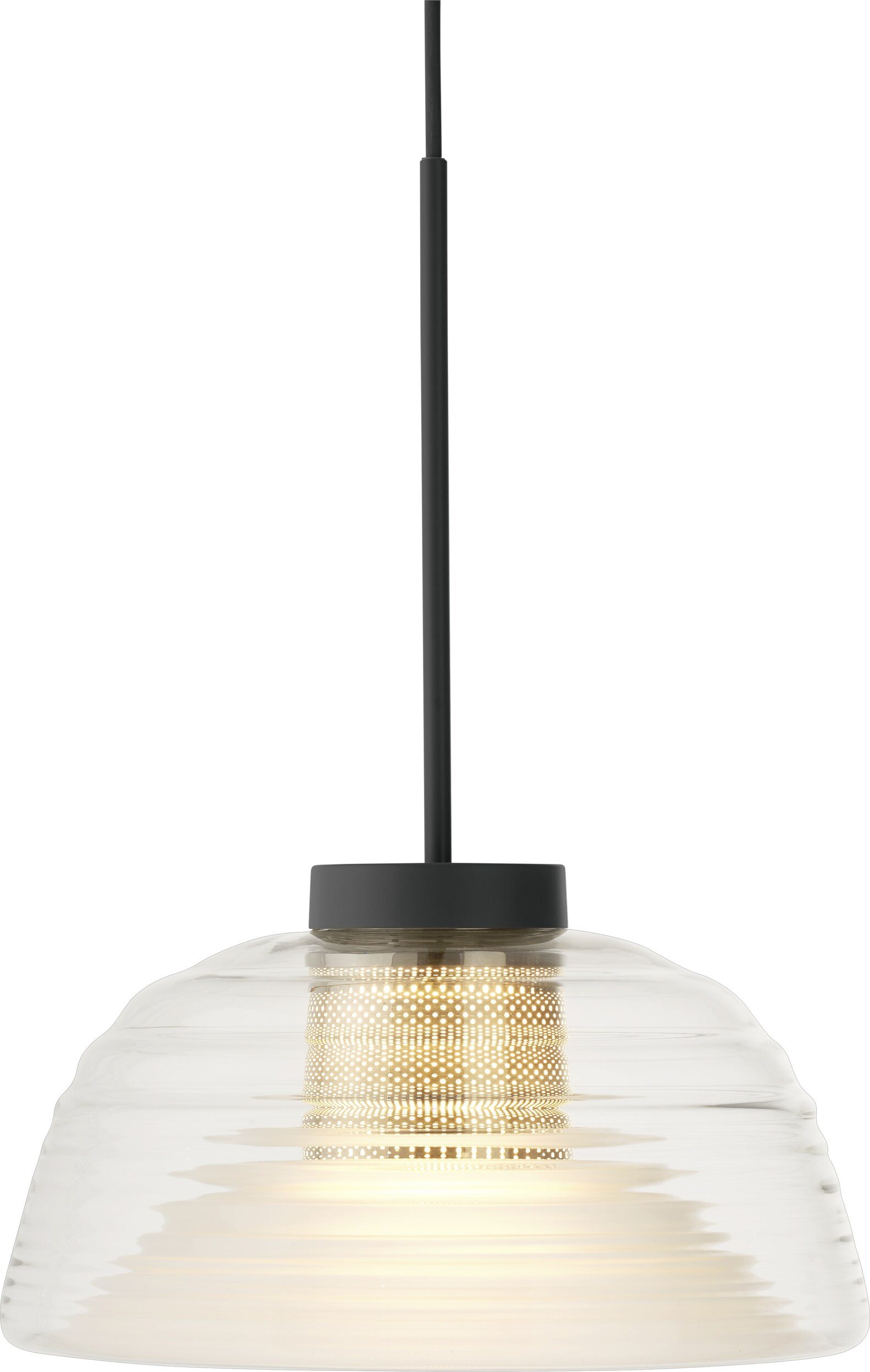 Lampa wisząca Two-Layer czarna