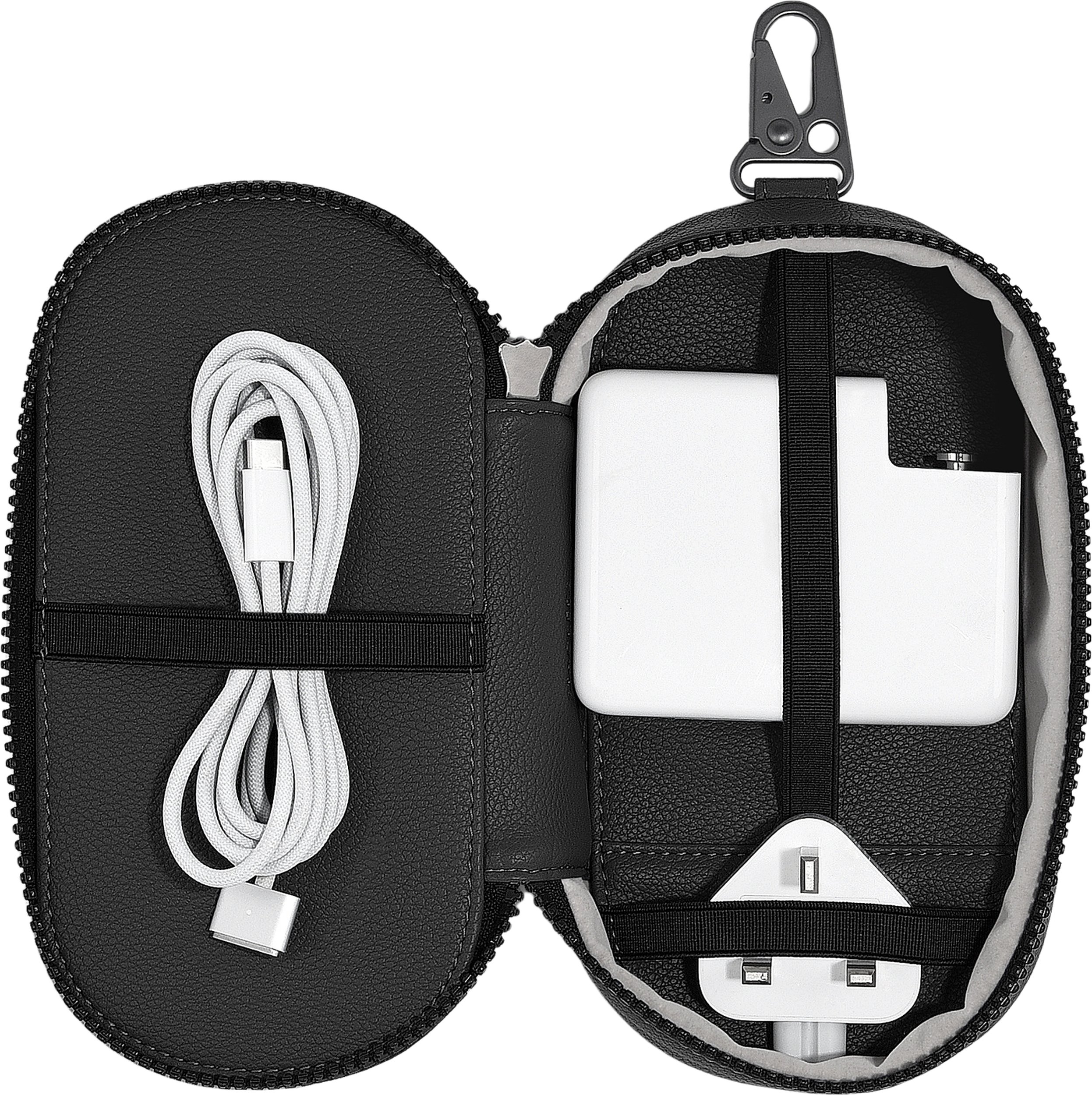 Etui na ładowarkę Stackers Clip-On czarne