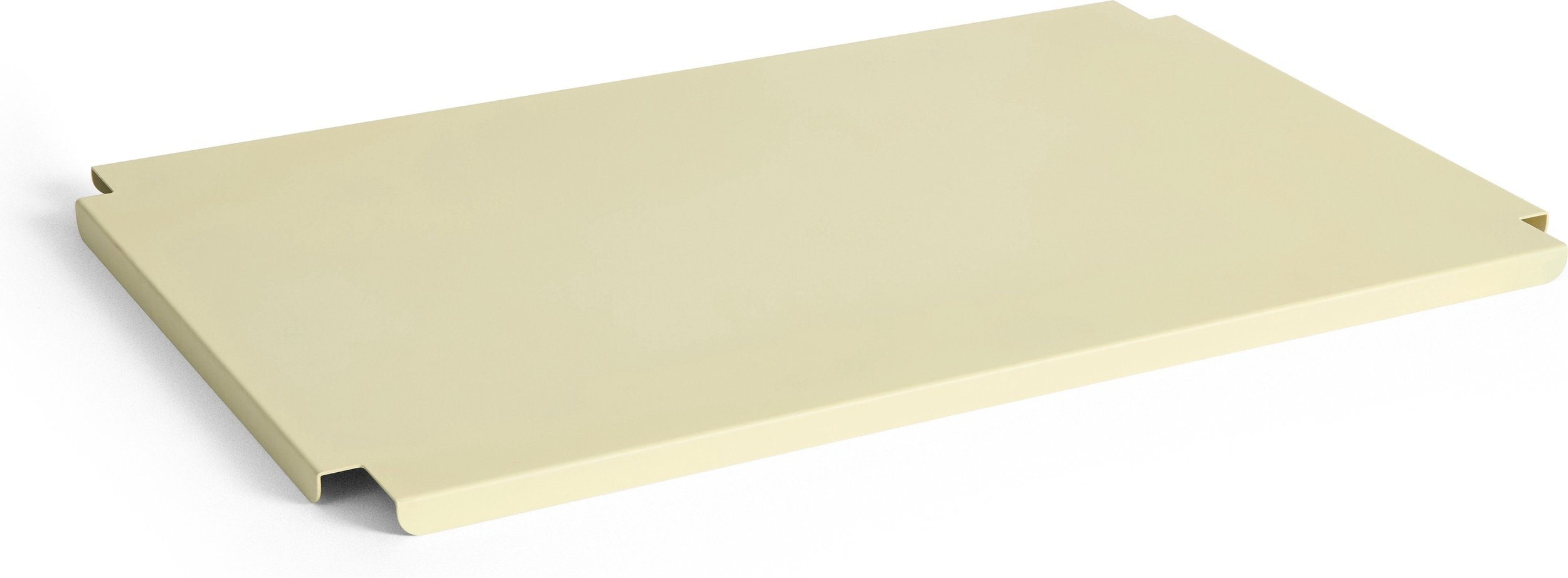 Pokrywka metalowa do kosza do przechowywania Hay Colour Crate L jasnożółta