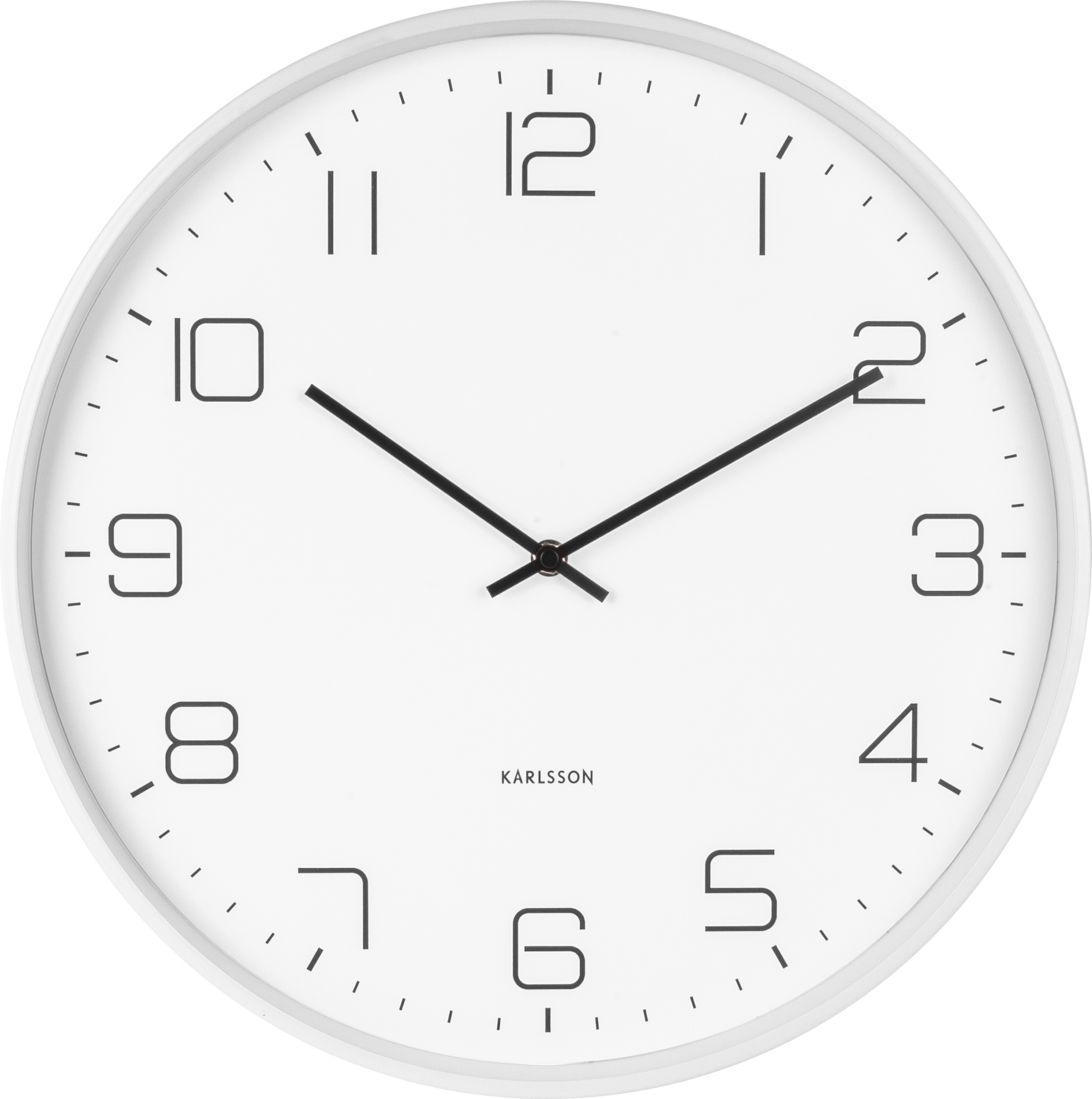 Zegar ścienny Lofty biały