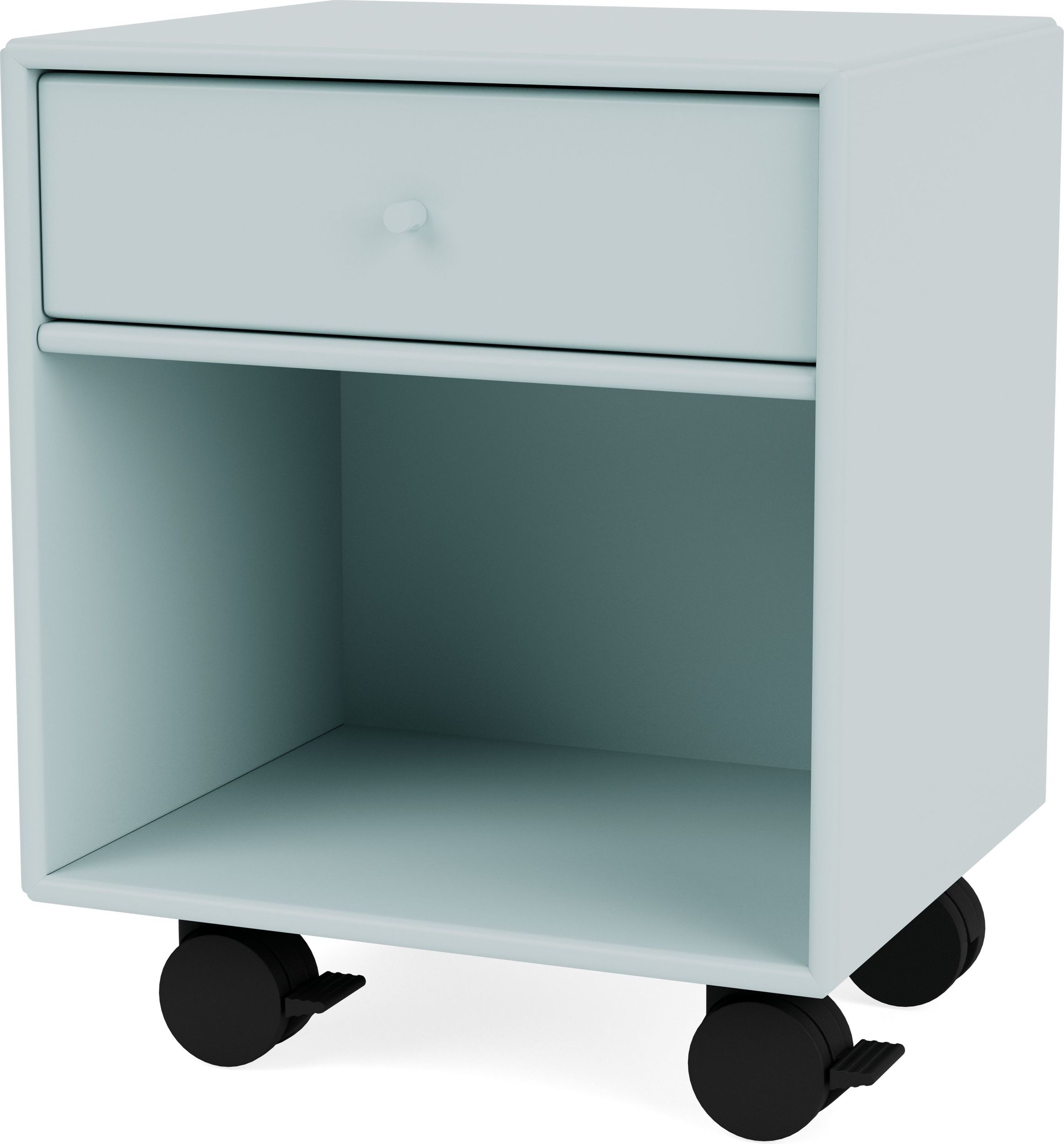 Szafka nocna Dream jasnobłękitna na kółkach