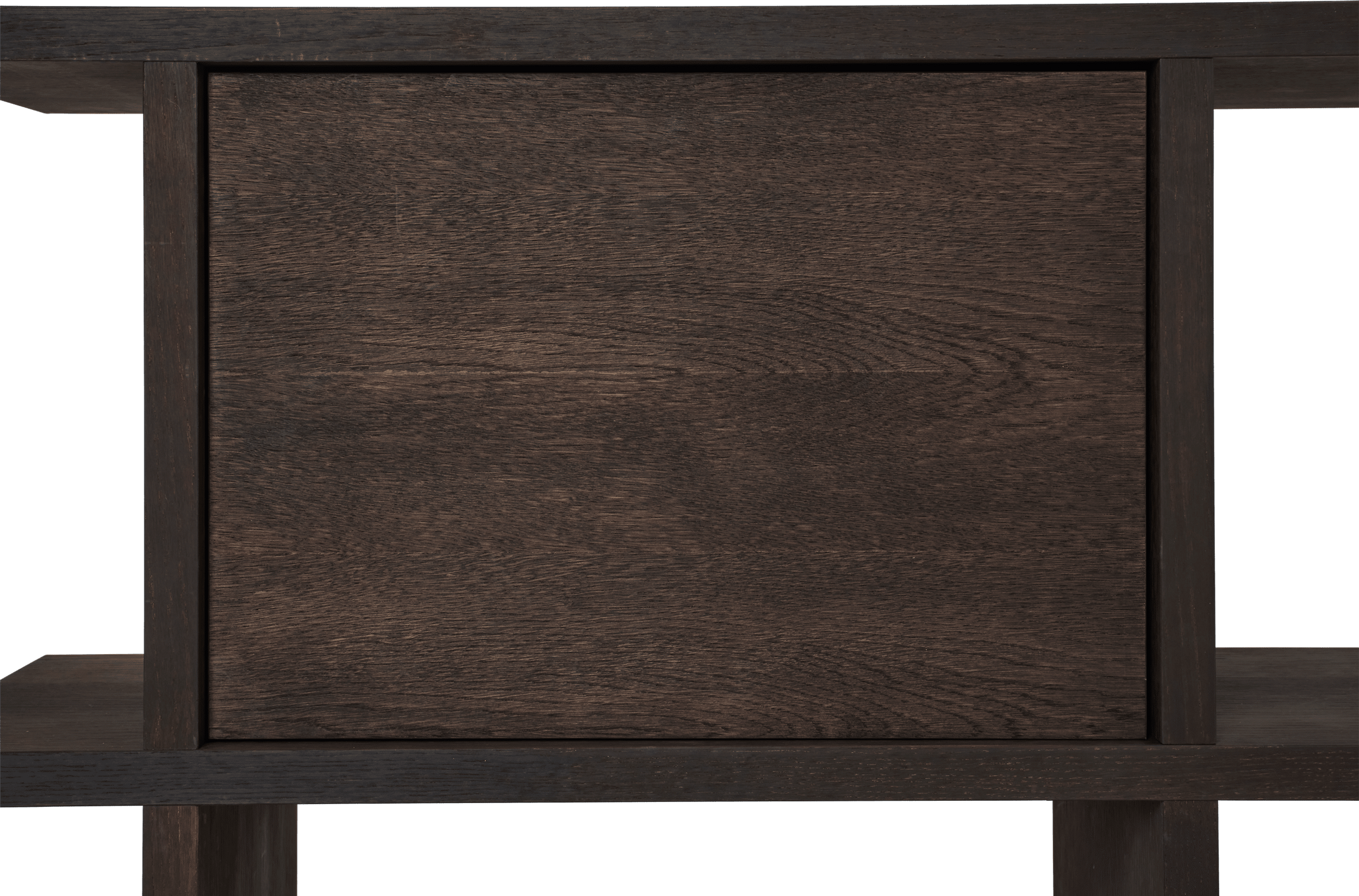 Wkład do regału na książki Kona ciemny dąb