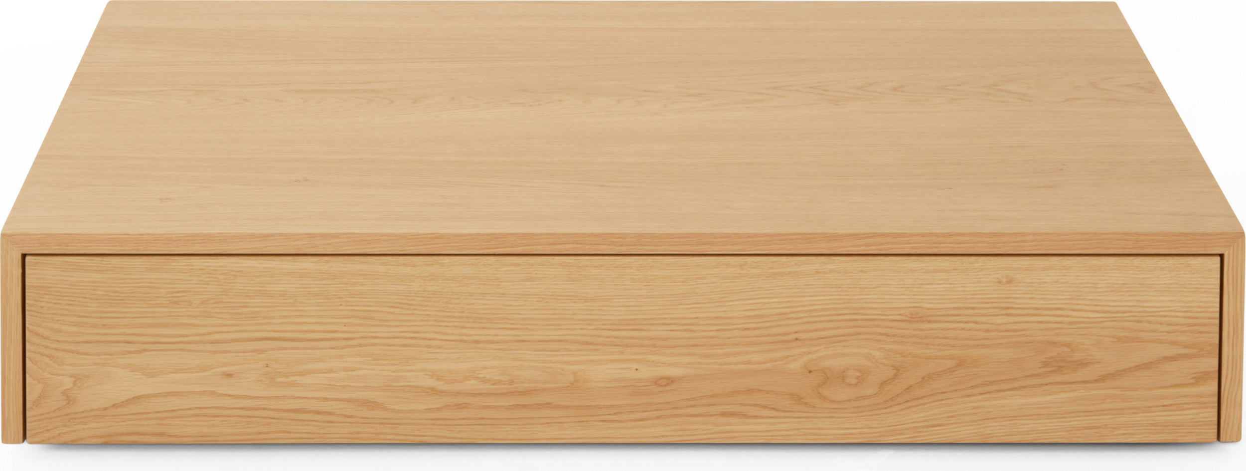 Stolik kawowy z szufladą Mass 75 x 103 cm naturalny dąb