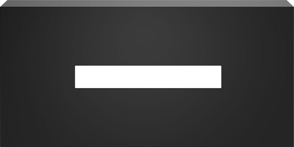 Pojemnik na chusteczki Century czarny mat