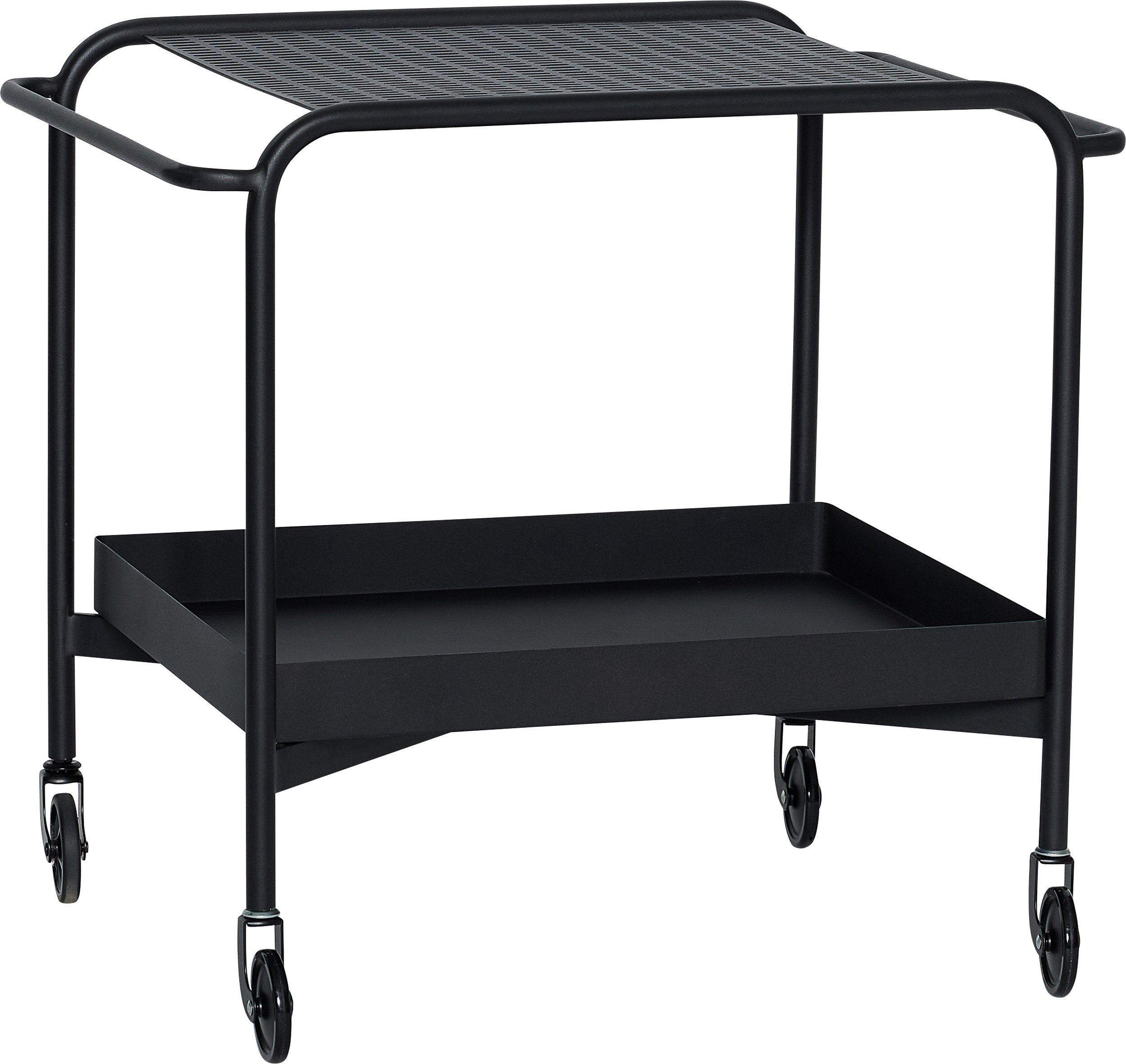 Stolik na kółkach Push czarny