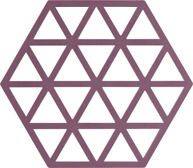 Podstawka pod gorące naczynia Triangles buraczkowa