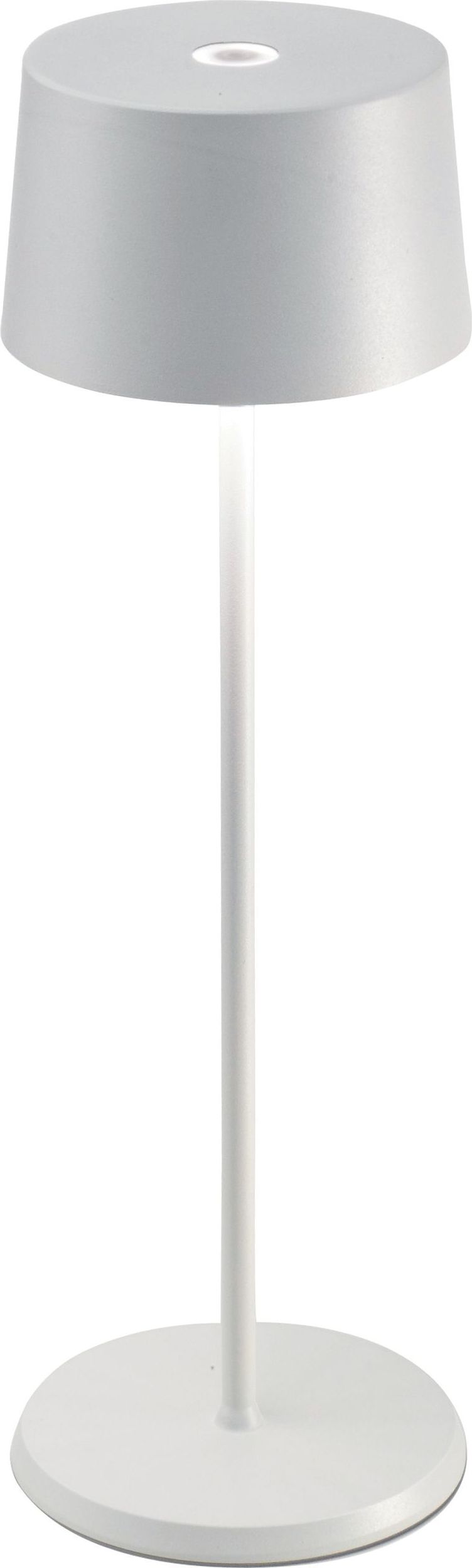 Lampa bezprzewodowa Olivia 35 cm biała