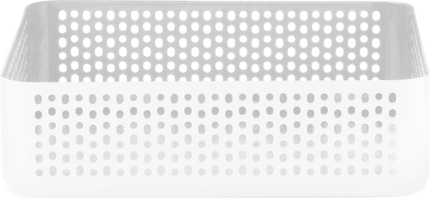 Pojemnik na akcesoria Nic Nac kwadratowy duży biały