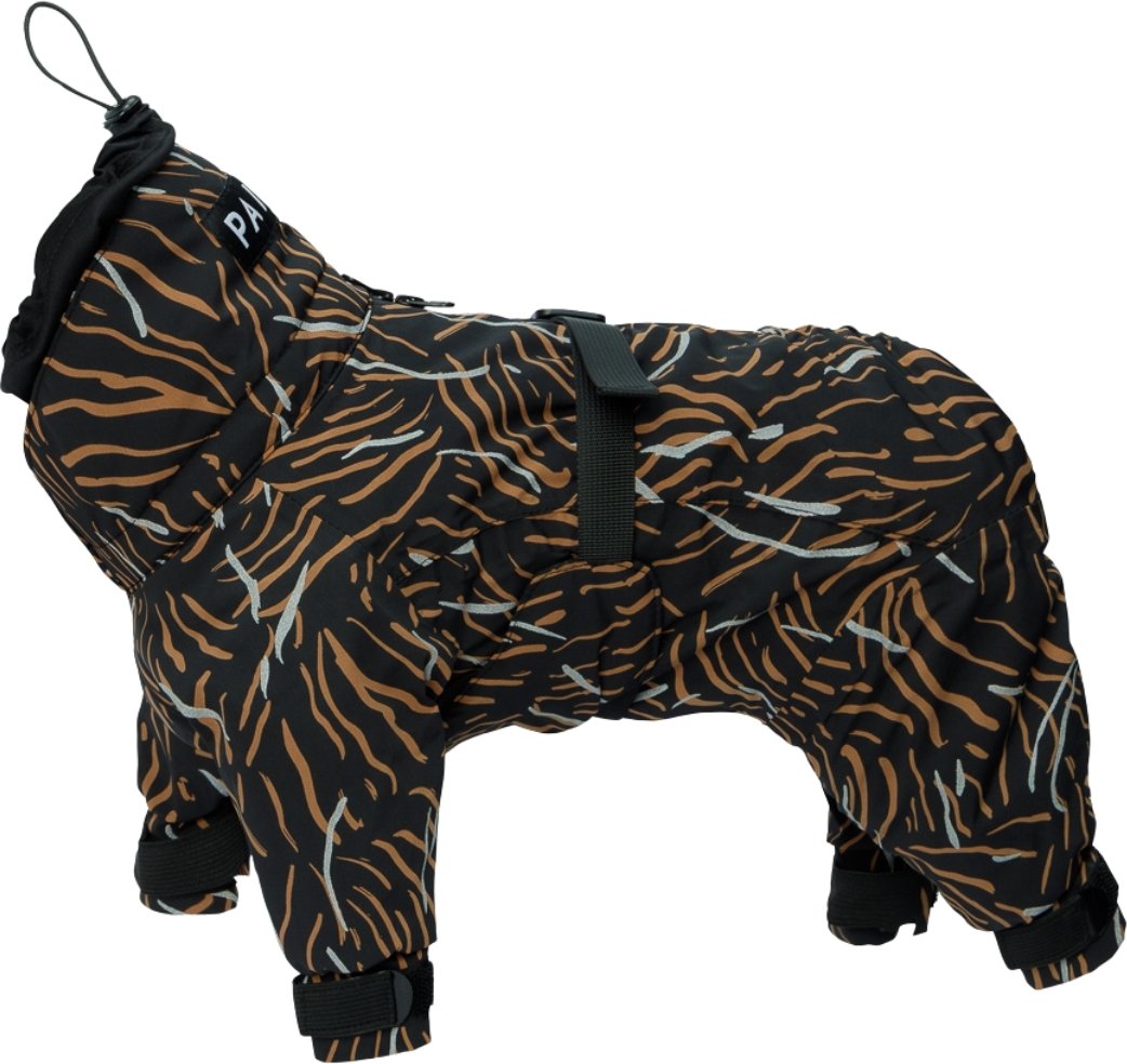 Kurtka przeciwdeszczowa dla psa Paikka Winter 30 cm koralowa