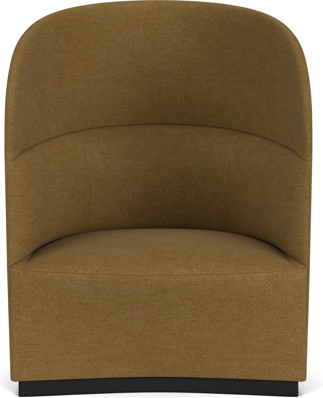 Fotel z wysokim oparciem Tearoom Bouclé 89 cm żółty z gniazdkiem USB