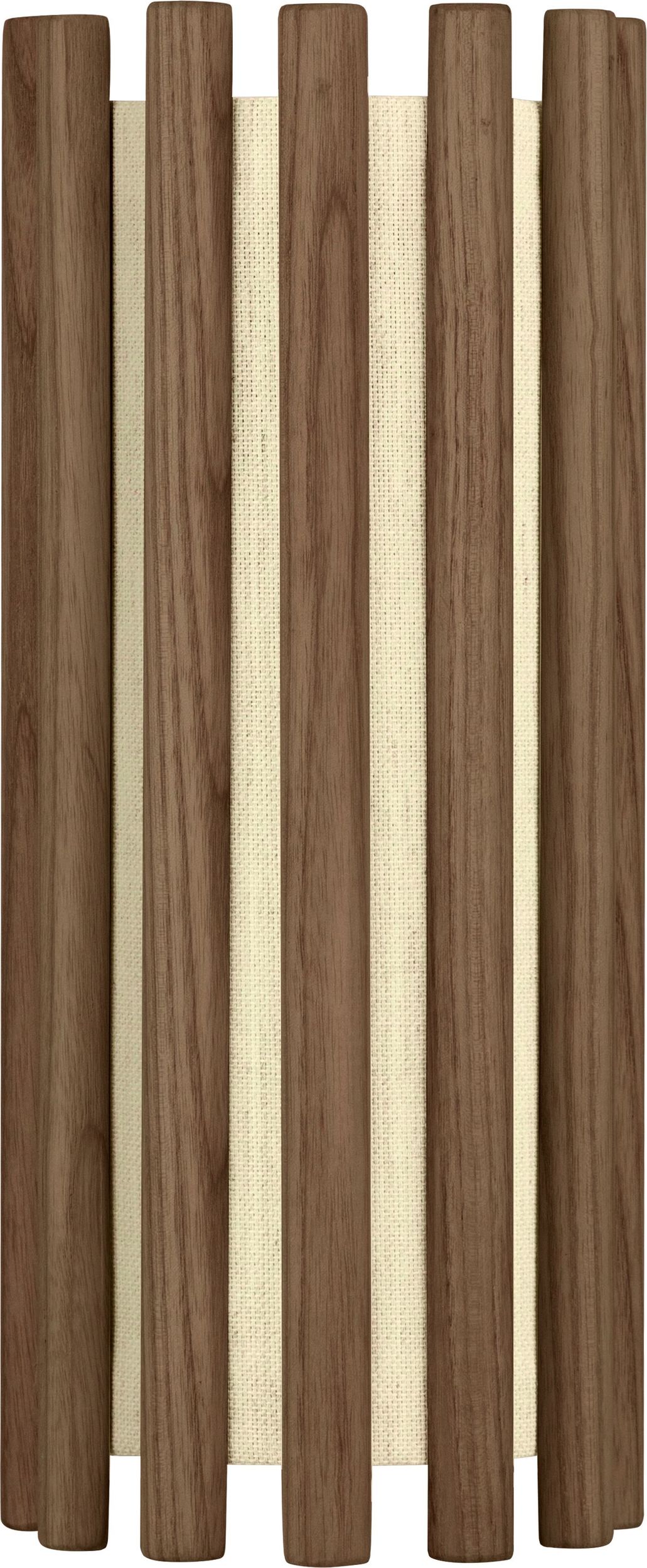 Abażur Komorebi okrągły 11 cm ciemny dąb