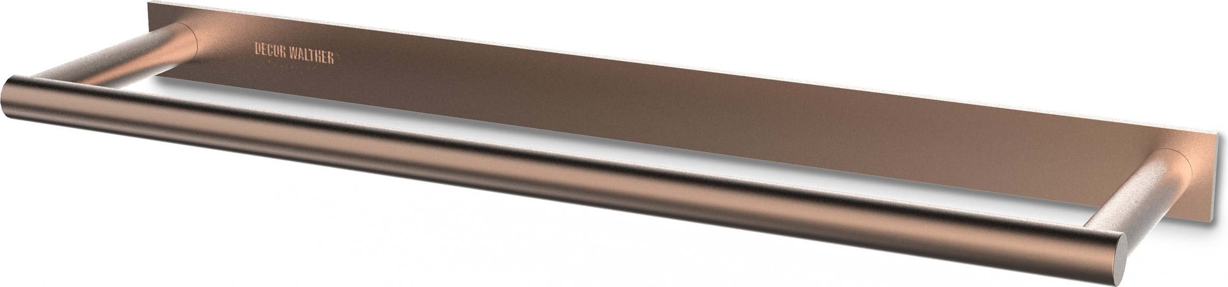 Wieszak reling na ręczniki Mikado Frame 31 cm miedziany z powłoką PVD