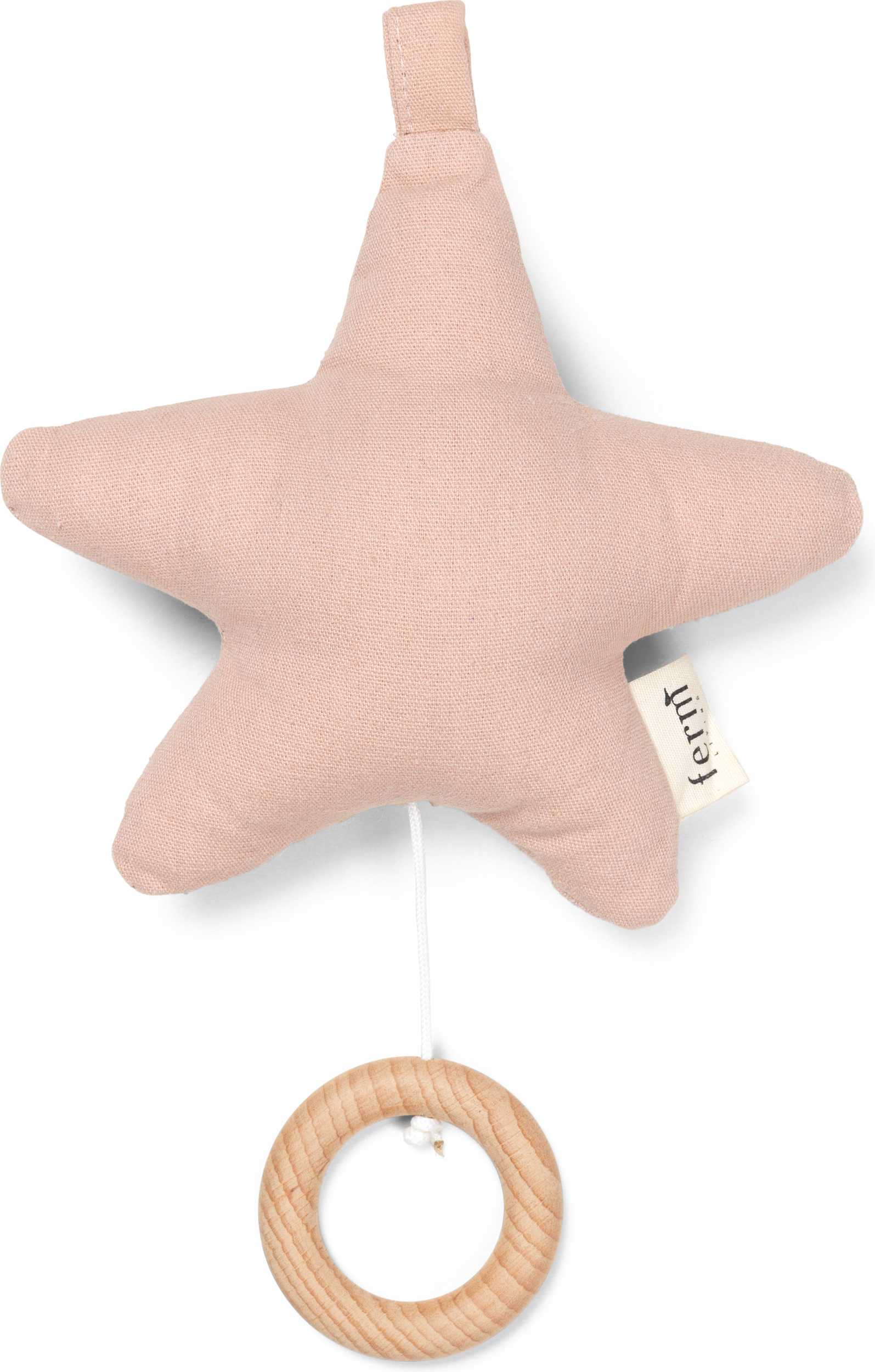 Zawieszka Star różowa z pozytywką