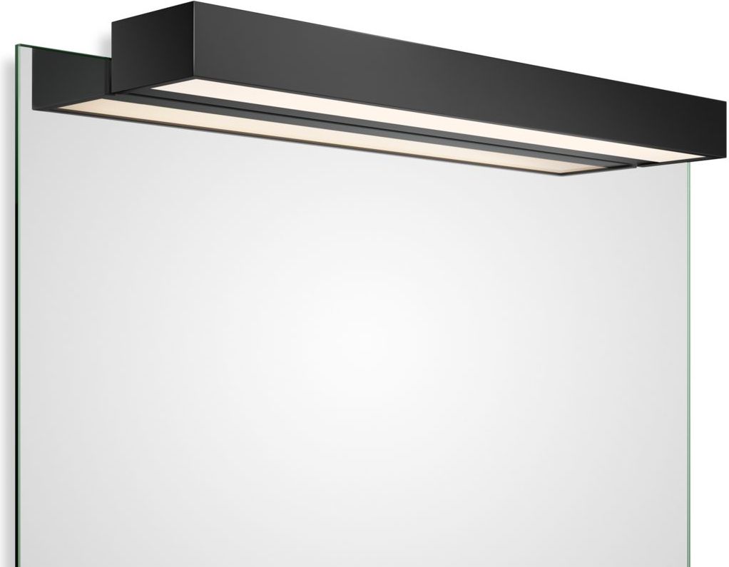 Lampa nad lustro Box Clip On LED 2700K 60 cm czarny mat