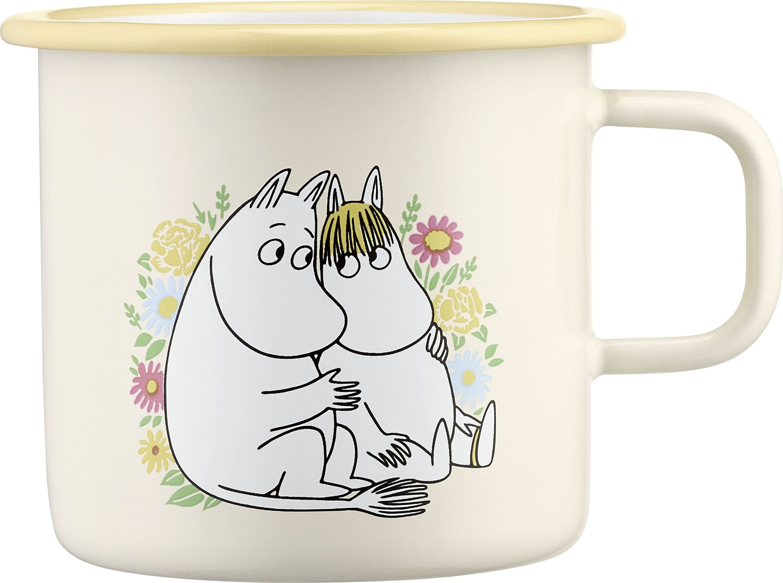 Kubek Muurla Muminki "Flowers" 550 ml