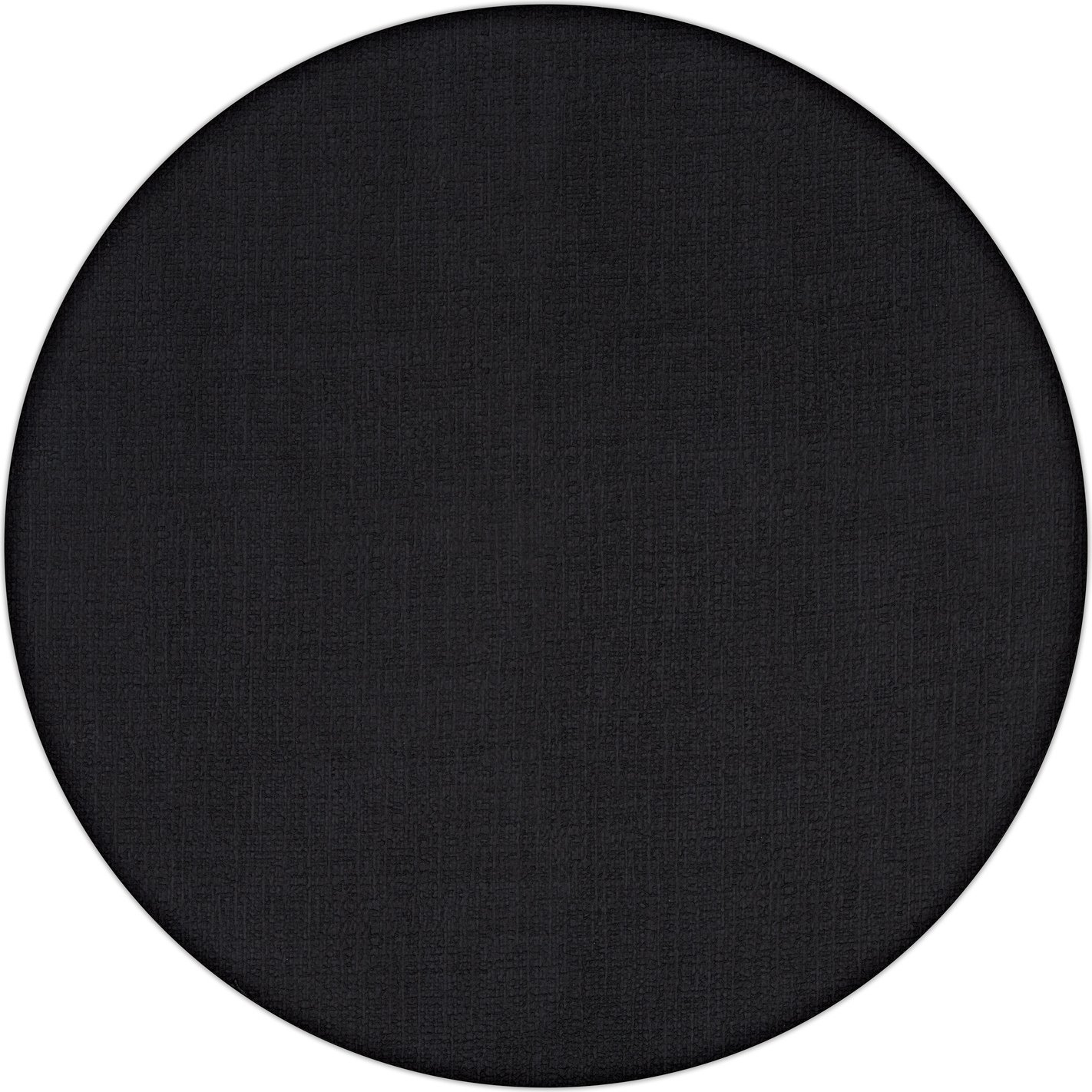 Podkładka pod talerz Fabric 38 cm czarna dwustronna